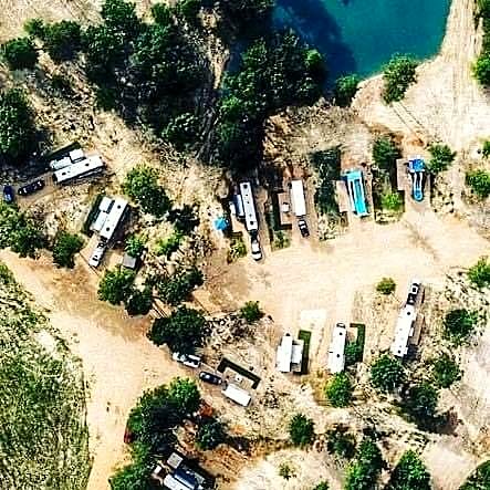 RV park build-out from the air