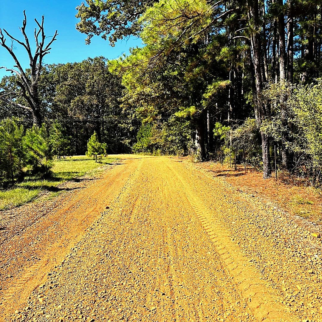 Gravel road cut, crowned & topped — Doddridge AR